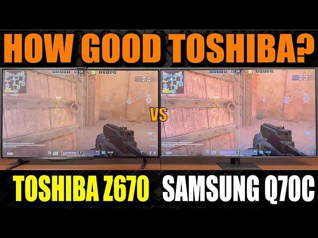 Samsung Q70C vs Toshiba Z670 | Samsung Q70C PS5 | Toshiba Z670MP Review  | Samsung Q70C 4K Qled