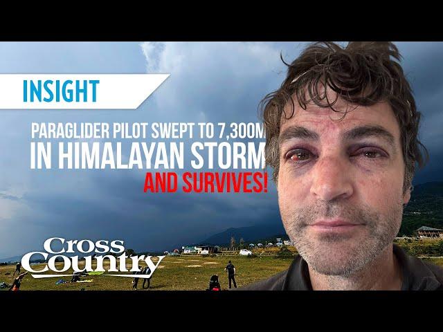 Paraglider pilot swept to 7,300m in Himalayan storm – and survives