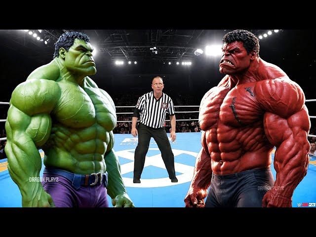 HULK VS RED HULK - EPIC BATTLE