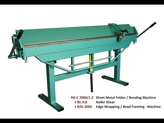 Type RG-C Sheet Metal Bending Machines / Folders