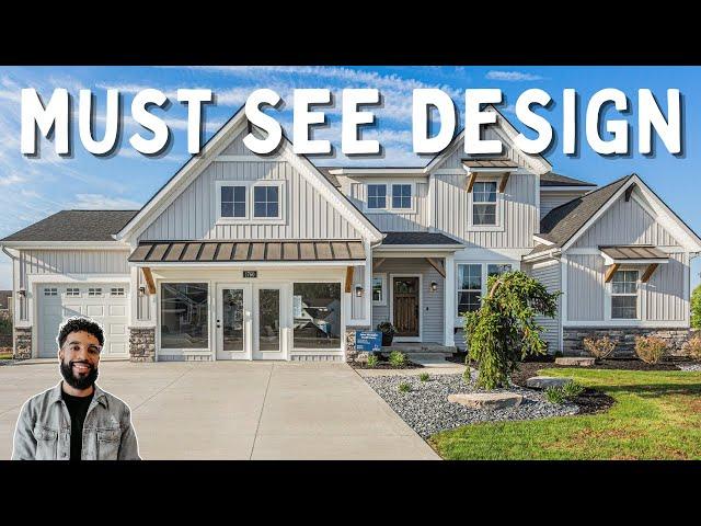 STUNNING Luxury House Tour Near Grand Rapids Michigan | New Construction Homes