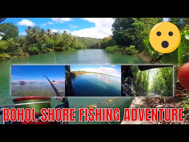 BOHOL QUICK FISHING ADVENTURE AT SHORELINE AND LOBOC RIVER WHILE PASSING MAN-MADE FOREST!!! 