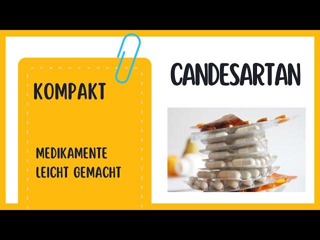 Candesartan- Das Wichtigste in Kürze