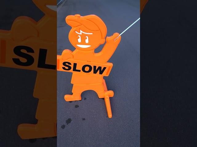 GoSports - Slow Down Man! Safety Sign Review