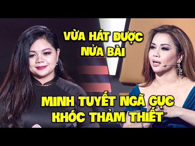 Minh Tuyết KHÓC THẢM THIẾT ngay khi thí sinh HÁT NỬA BÀI, NHÌN XUỐNG KHÁN ĐÀI AI CŨNG KHÓC