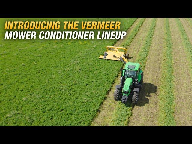 Introducing the MC90, MC105, MC120 and MC150 mower conditioners | Vermeer