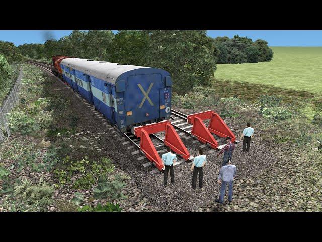 KYN WDG3A SHUNTING ICF SLR AT DEAD END | INDIAN TRAIN