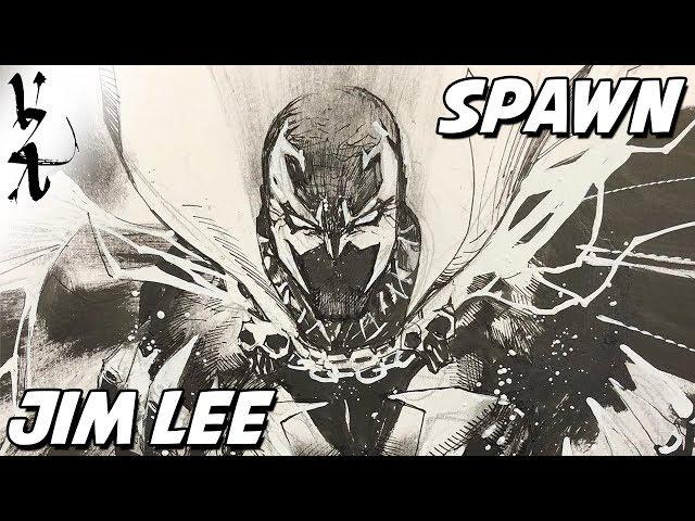 Jim Lee drawing Spawn