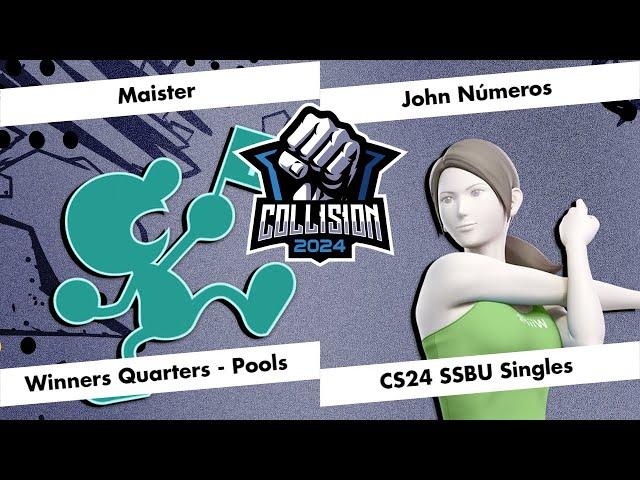 Collision 2024 - Maister (Mr.Game & Watch) VS John Numbers (Wii Fit Trainer) - Ultimate Singles