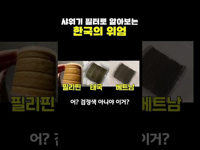 샤워기 필터로 알아보는 한국의 위엄
