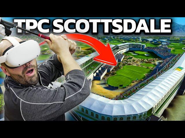 We Played VR GOLF at the WM Phoenix Open!