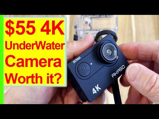 Akaso Ek7000 Underwater 4k Camera Review, Cheap Underwater Camera worth it?