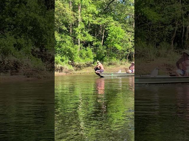 Friends catch a hornets nest with a garbage bag