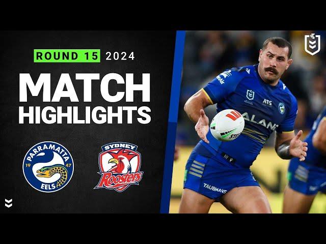 NRL 2024 | Eels v Roosters | Match Highlights