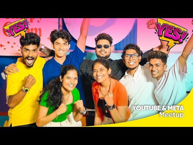 YOUTUBE vs META Meetup  We Became Ambassador's of Kerala Youtube Shorts #celebratewithshorts