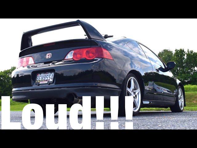 Skunk 2 headers and exhaust installed on Rsx!!! (SOUND TEST)