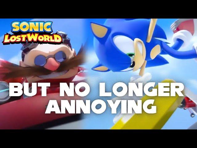 Sonic Lost World but Sonic barely talks and isn't cringey (Edit, Eggman Cutscenes)