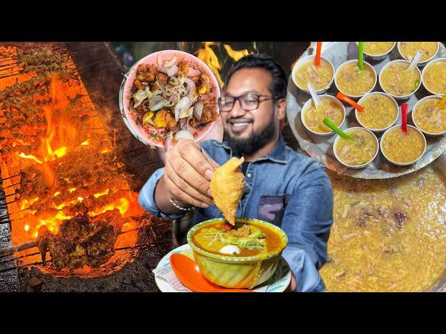 Winter Streetfood - গরুর কাবাব রোল, লুচি মগজ, নওশাদের স্যুপ, কোয়েলের ডিমের আচারি বিফ হালিম 