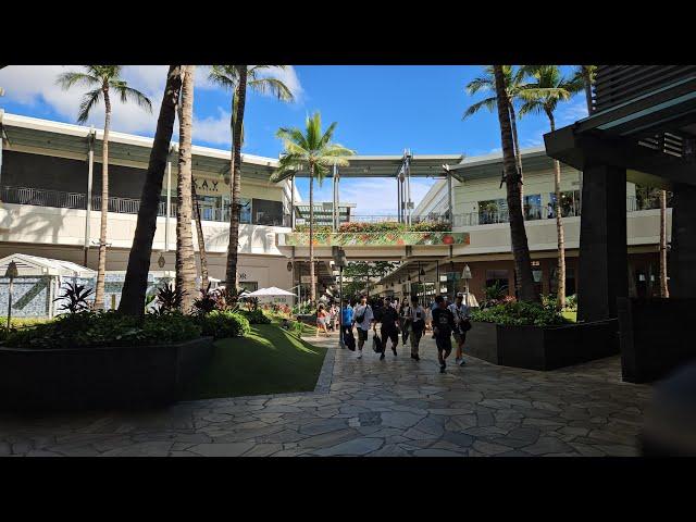 [4K] Ala Moana Mall Walk on 10/23/24 in Honolulu, Oahu, Hawaii