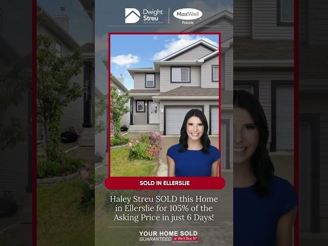 Haley Streu SOLD this Ellerslie Home in just 6 days! | Edmonton REALTOR® #edmontonrealestate