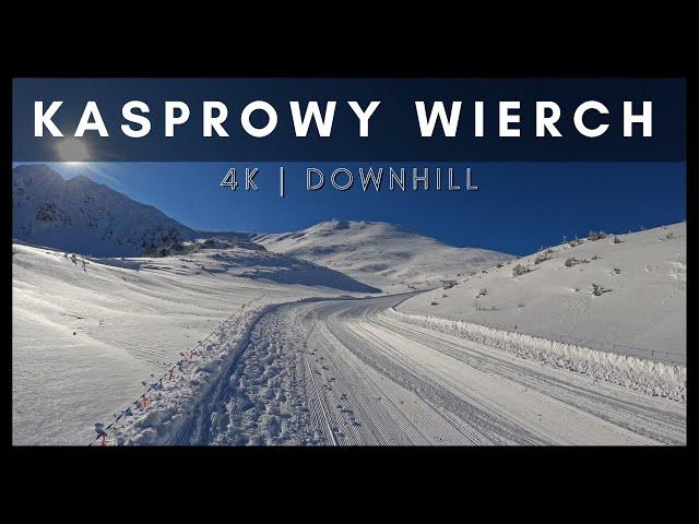 Zjazd z Kasprowego | 4K | POV