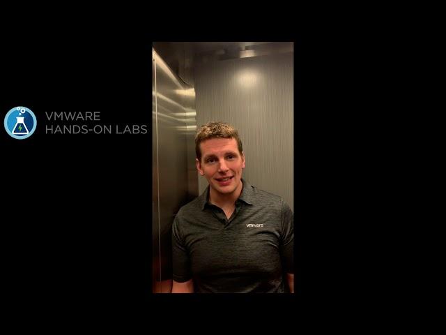 VMware Hands-on Labs -- Elevator Pitch