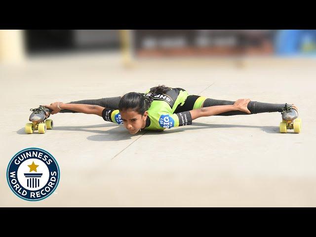 Lowest Limbo Roller-Skating - Guinness World Records