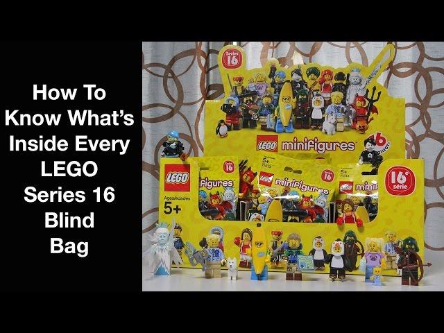 How To Know What's Inside Every Series 16 LEGO Minifigure Blind Bag