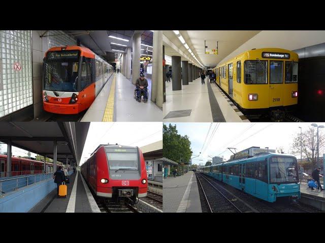 S-Bahn vs U-Bahn vs Stadtbahn: What's the difference?