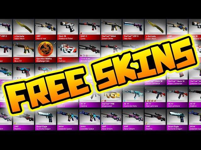 HOW TO GET FREE SKINS IN CSGO!!