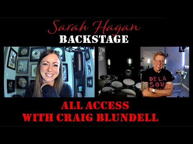 Sarah Hagan Backstage Episode 17 with Craig Blundell (Steve Hackett, Steven Wilson, Master Educator)