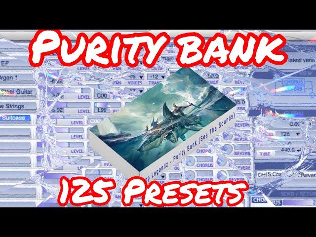 (125+ PRESETS) Purity Presets Bank "Sea The Sound"  Trap Sounds Playboi Carti Pierre Bourne