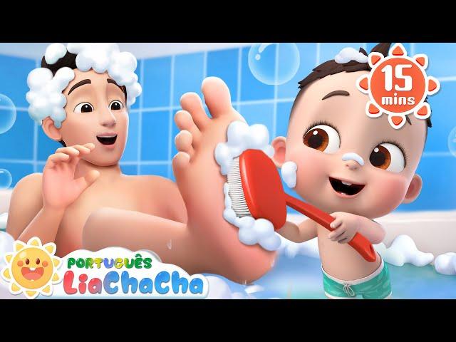 Vamos Tomar Banho | Compilação | LiaChaCha em Português - Música Infantil & Canção de Ninar