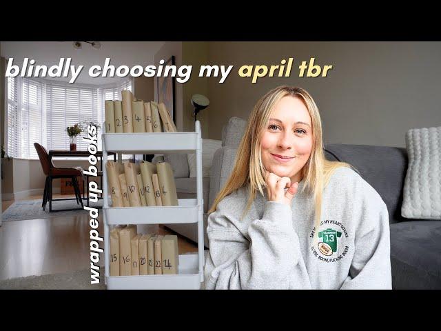blindly choosing my april tbr with a random number generator 