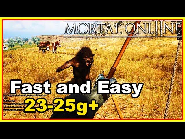 How to Make 23g+ in Under 20 Minutes in Mortal Online 2 - 100% Easy and Fast Gold for New Players