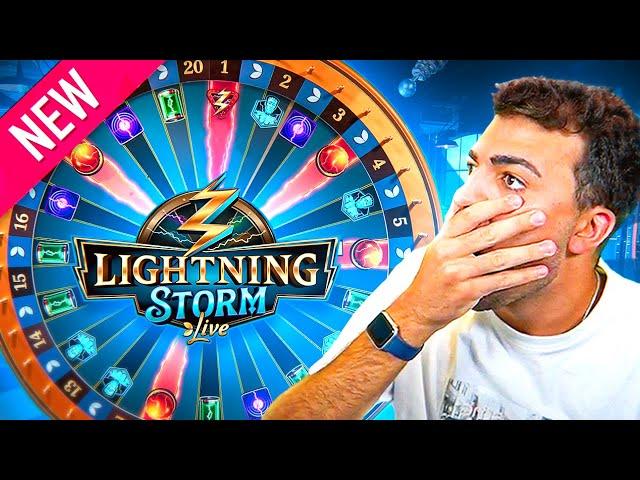 WE TRIED THE *NEW* LIGHTNING STORM LIVE GAME!