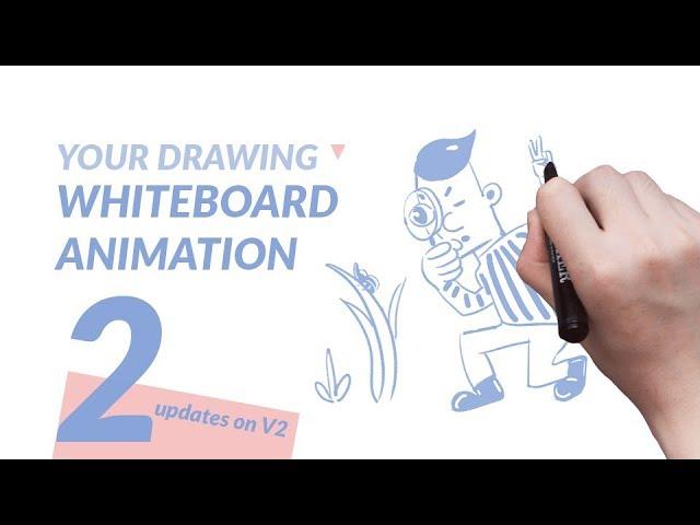 Turn your drawing into whiteboard animation| Tutorial 2 : Using your own hand