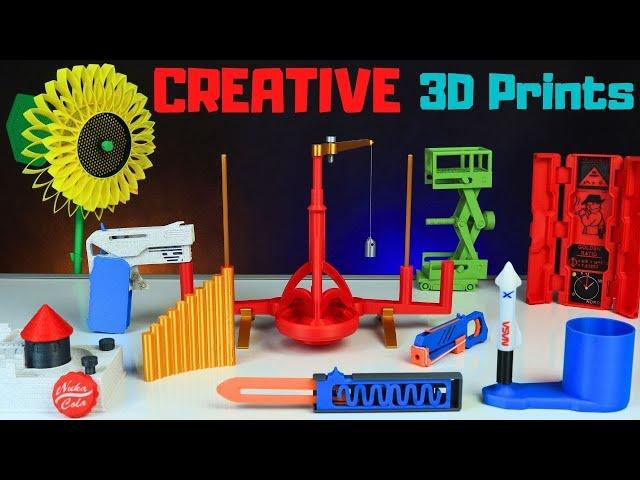 Super CREATIVE Things to 3D Print | Anycubic Kobra 3 Combo