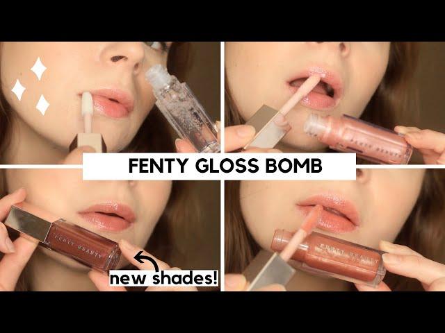 Fenty Gloss Bombs: NEW SHADES, SWATCHES & OVERVIEW!