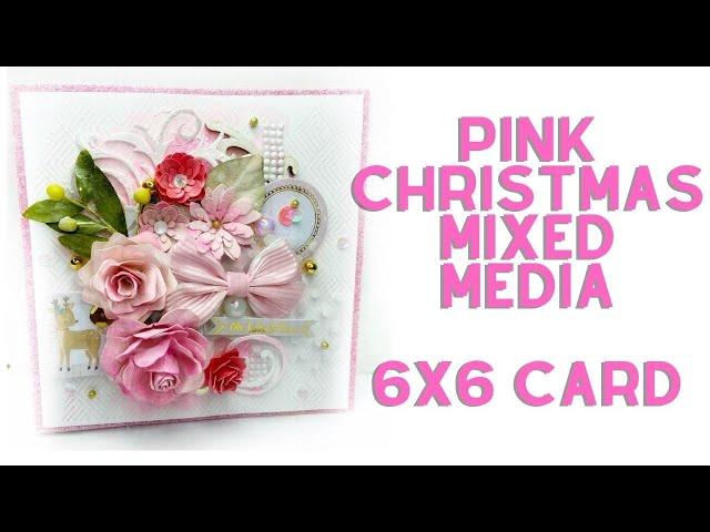 6x6 Shabby Mixed Media Card | 12 Days of Cardmas | Day 10