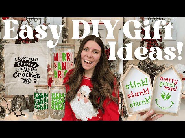 10+ DIY Cricut Christmas Gifts That EVERYONE Will Love!  Budget Friendly!