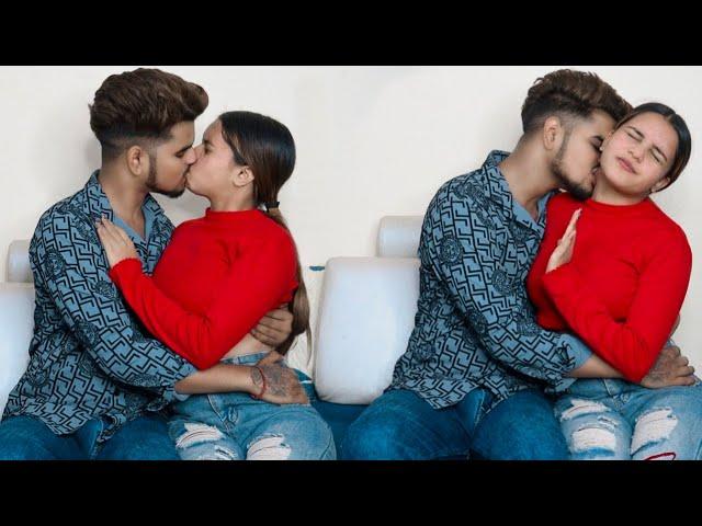 Romantic Prank On My So Much Cute Girlfriend  || Real Kissing Prank || Gone Romantic || Ansh Rajput