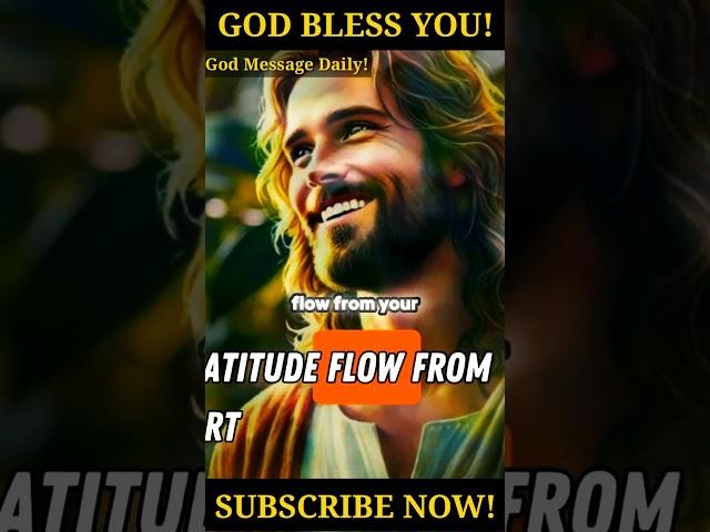 The Power of Gratitude in Your Life|God Says|God Message Today|Gods Message Now|God Message| God Say