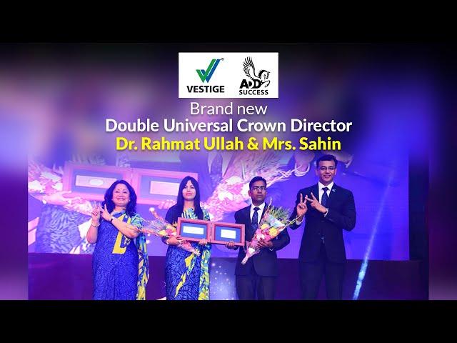 Double Universal Crown Director | Network Marketing Tips | Vestige Marketing Pvt. Ltd.