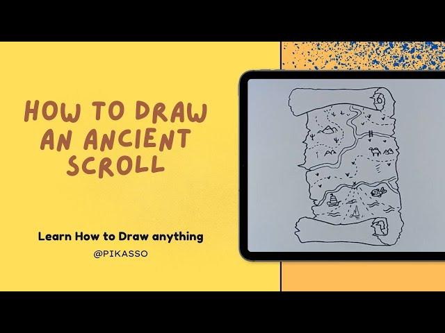 How to Draw an Ancient Scroll