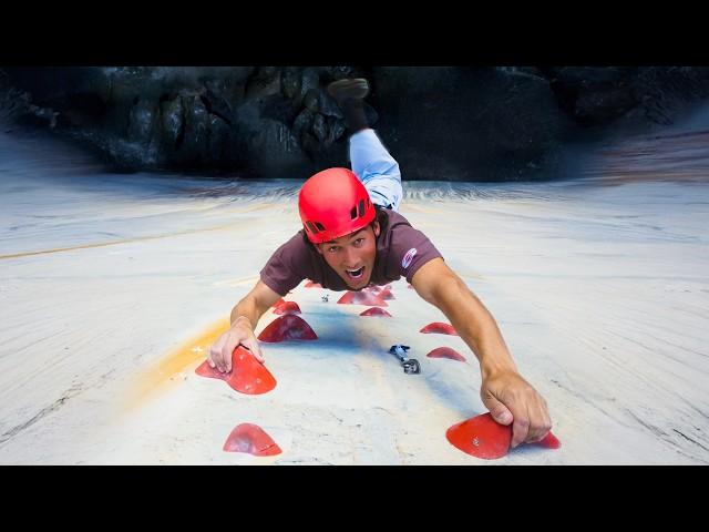 I Attempted The World's Tallest Climbing Wall