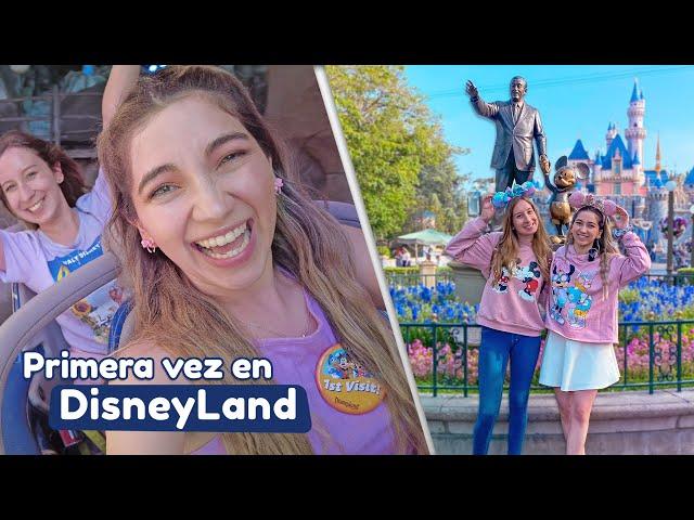 CONOCIENDO DISNEYLAND por PRIMERA VEZ   LOGRAMOS HACER TODO EN UN DÍA ?