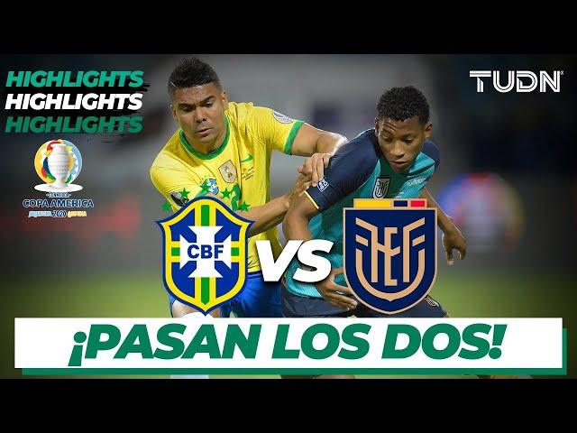 Highlights | Brasil vs Ecuador | Copa América 2021 | Grupo B-J5 | TUDN