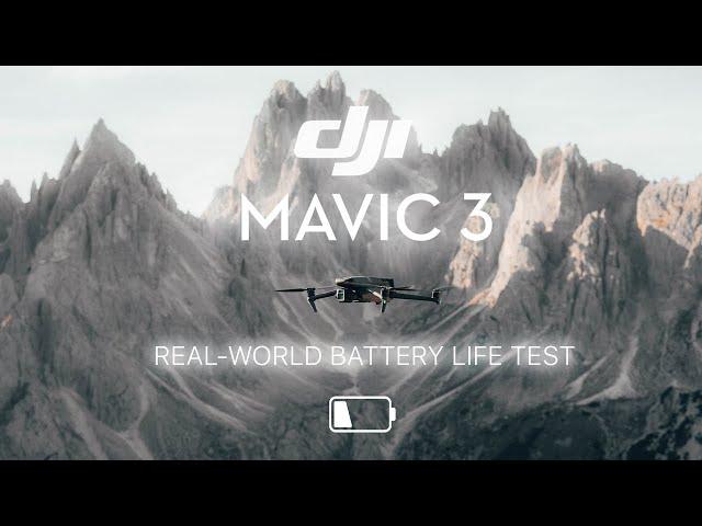 DJI MAVIC 3 - Real-World BATTERY LIFE Test