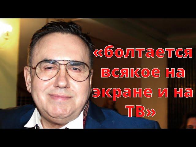 Садальский в пух и прах разнес сегодняшних актеров и режиссеров